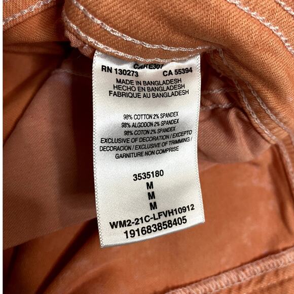 Lee Union-Alls Denim Romper Womens M Persimmon Short Acid Wash Modern Retro - Picture 7 of 16